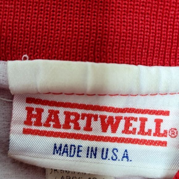 Vintage 1991 Dart Tech & NTS Omaha Nebraska Hartwell Satin Jacket Size Large - Picture 8 of 12